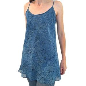 Cabi Brilliant Cami Spaghetti Strap Tunic Tank Top sz L